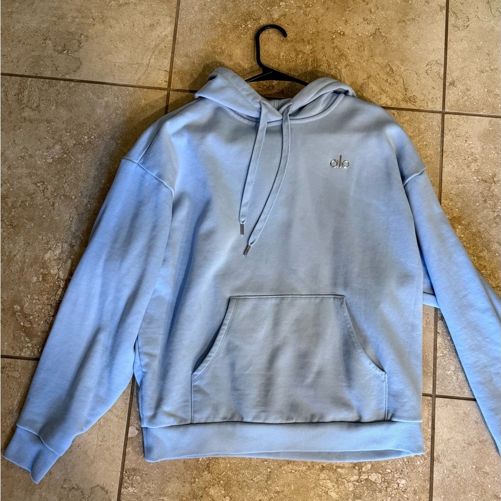 ALO Yoga Accolade Hoodie Seashell Blue